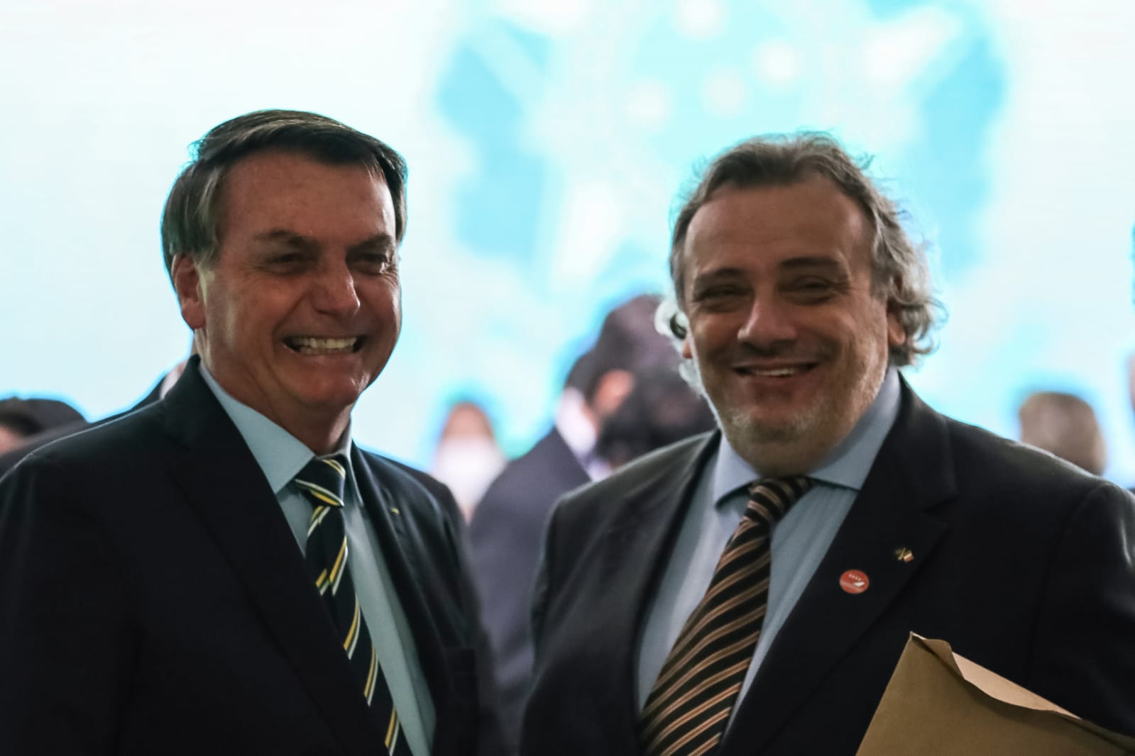 Presidente del Brasile e il giornalista A. Ruggeri